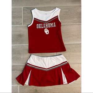 Toddler 4T Oklahoma Sooners Cheer Uniform